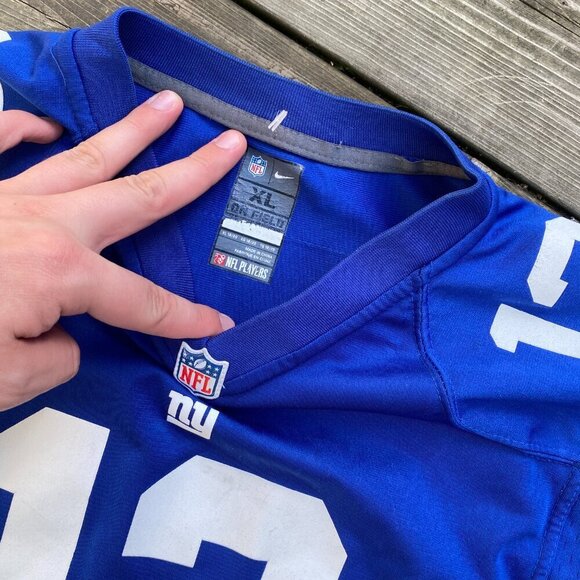 Nike NFL Odell Beckham Jr Football Jersey XL 18/20 Blue - Picture 5 of 7